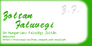 zoltan faluvegi business card